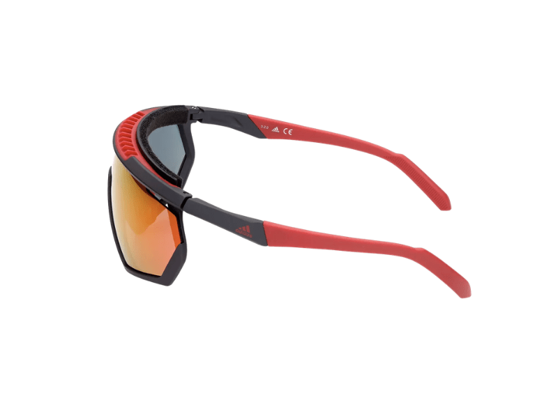 Adidas SP0029 Matte Black Red - Imagen 5