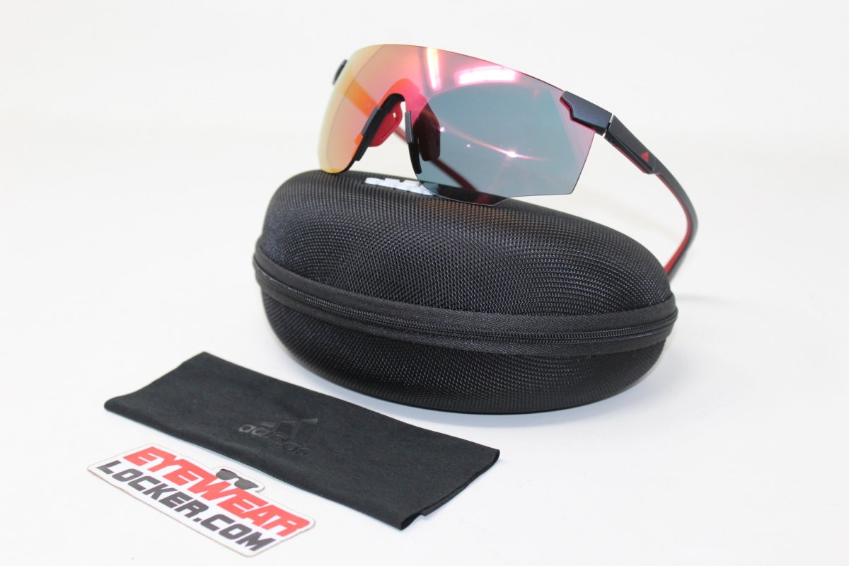 Adidas SP0031-H Matte Black Red - Imagen 6