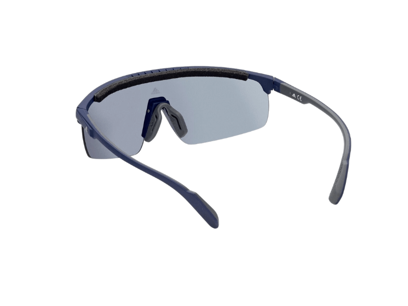 Adidas SP0044 Matte Black Blue Iridium - Imagen 4