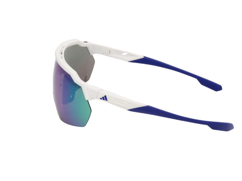 Adidas Shield Lite SP0093 Matte White Jade con lente Extra - Imagen 4