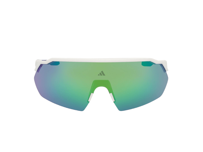 Adidas Shield Lite SP0093 Matte White Jade con lente Extra - Imagen 6