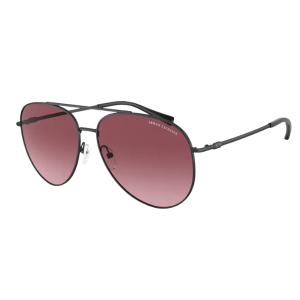  Armani Exchange AX2043 Aviador  Matte Black Pink Dark Violet