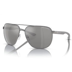Armani Exchange AX2047S Aviador Matte Gunmetal Grey Silver Polarizadas