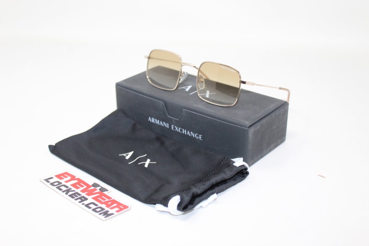 Armani Exchange AX2055 Shiny Pale Gold Brown - Imagen 6