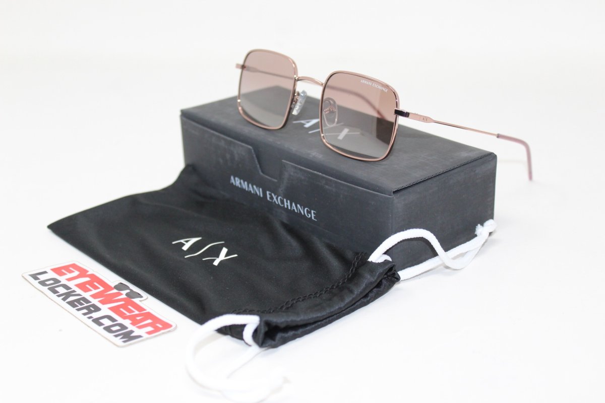 Armani Exchange AX2055 Shiny Rose Gold Brown Gradient - Imagen 6