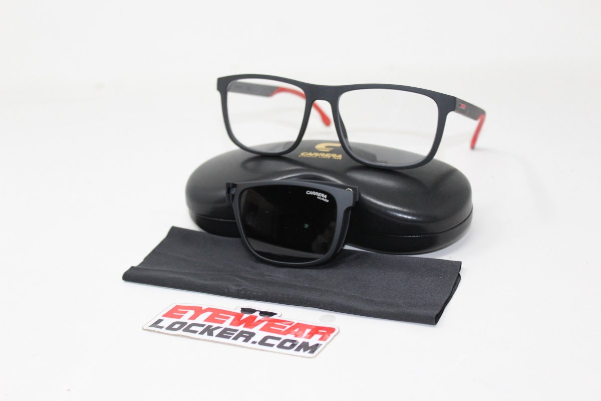Carrera 8053/CS Matte Black con extra clip Black Polarizadas - Imagen 6