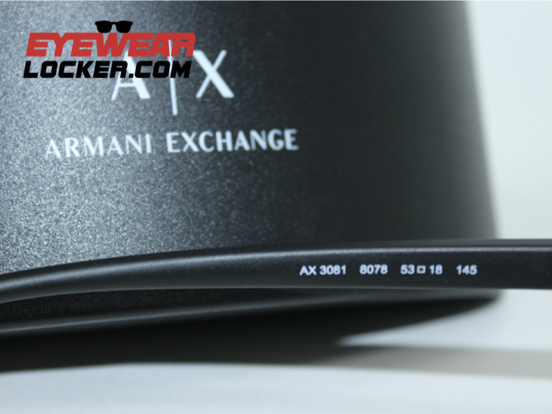 Armani Exchange AX3081 Matte Black - Imagen 7