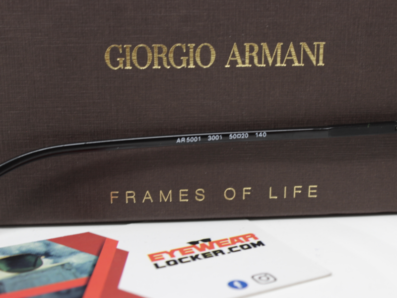 Giorgio Armani AR5001 Matte Black de Titanio - Imagen 8