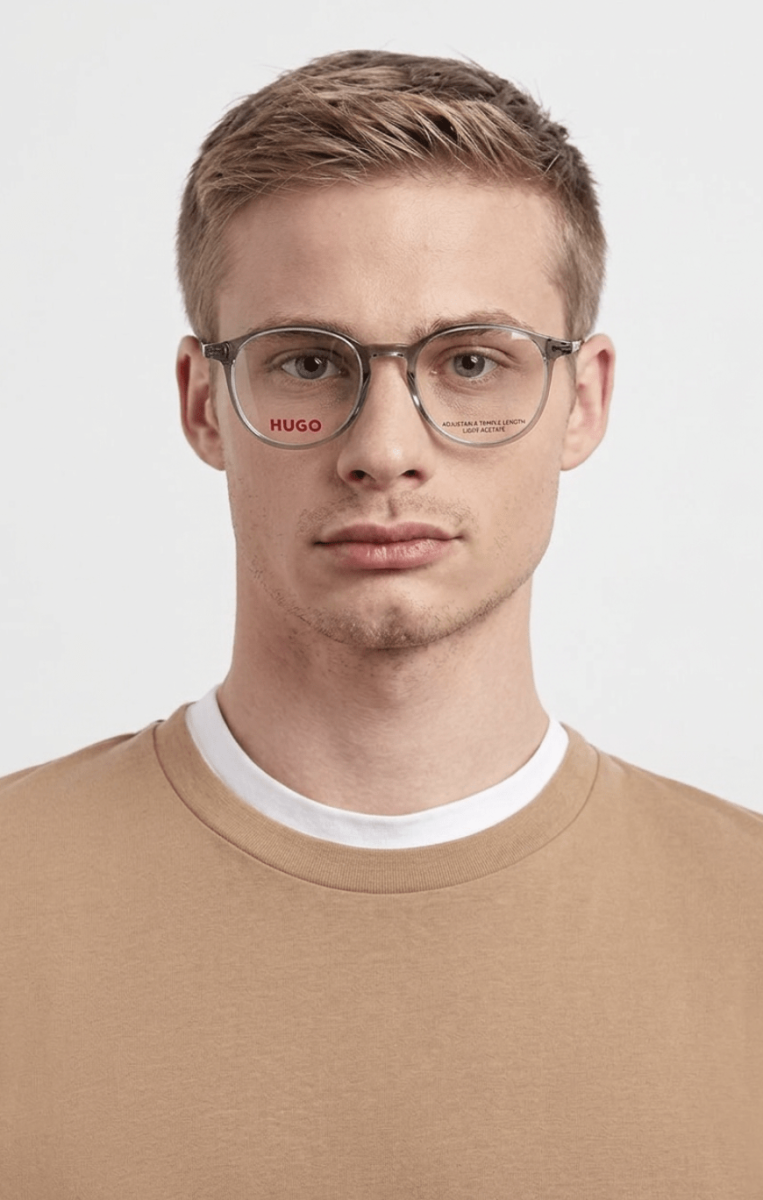 Hugo Boss HG1206 Round Grey - Imagen 3