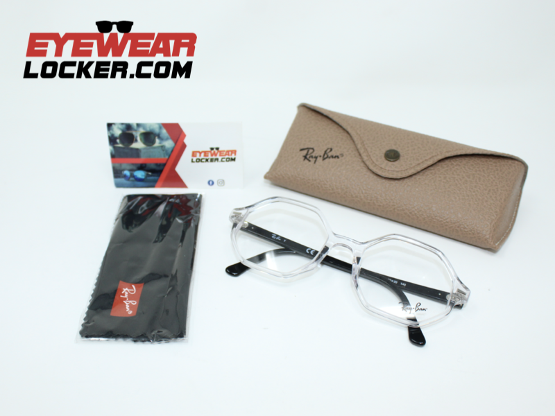 Ray Ban RX5472 Transparent Black - Imagen 4