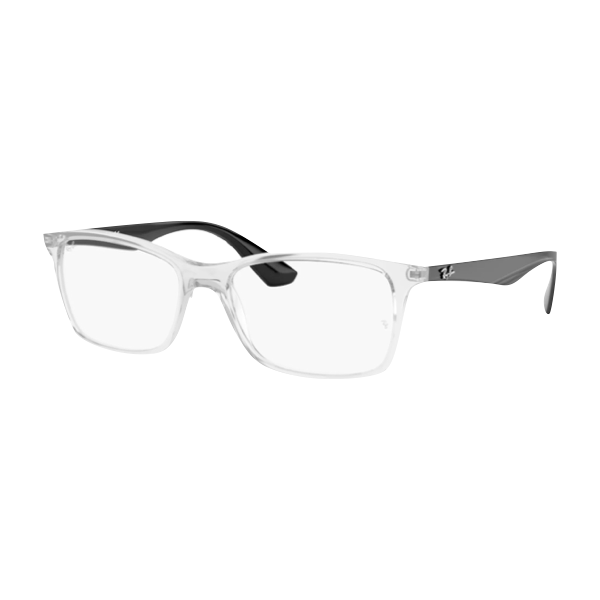 Ray Ban RX7047 Transparente Black - Imagen 2