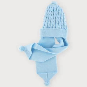 Gorro-Bufanda Celeste