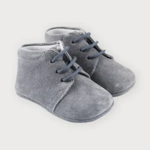 Botita Serraje Gris
