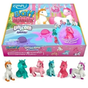 Pack 6 Bombas de Baño Surprise Unicornios