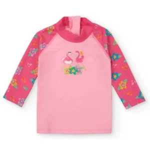 Camiseta Manga Larga Flamingos UPF 50+