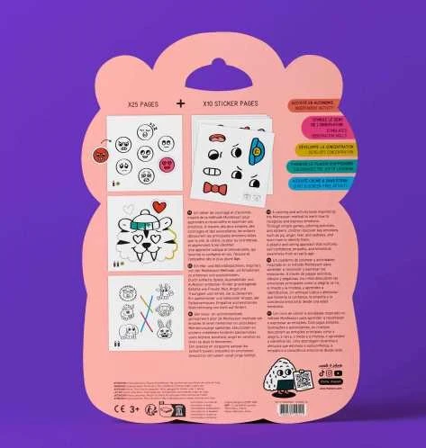 Libro Stickers Montessori Emociones - Imagen 4