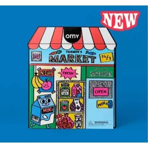 Libro para Colorear con Pegatinas Farmer Market