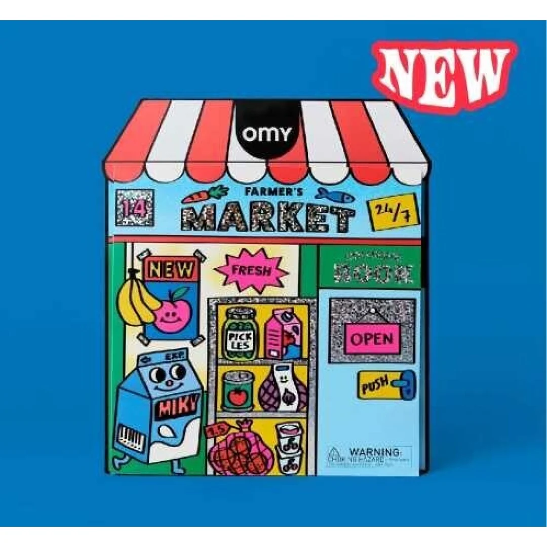 Libro para Colorear con Pegatinas Farmer Market