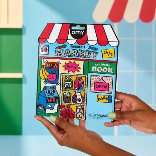 Libro para Colorear con Pegatinas Farmer Market - Imagen 5