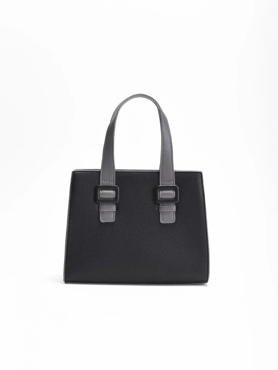 Bolso de mano negro pequeño - Imagen 2