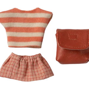 Ropa y Bolso, Hermana Ratona - Coral