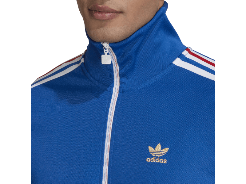 Chaqueta Beckenbauer Adidas Azul Hombre/ Talla Small - Imagen 5