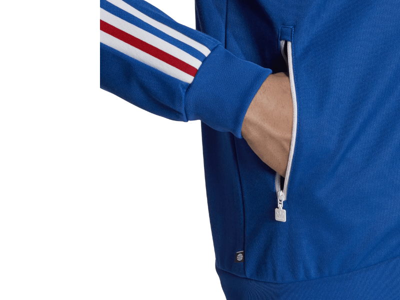 Chaqueta Beckenbauer Adidas Azul Hombre/ Talla Small - Imagen 6