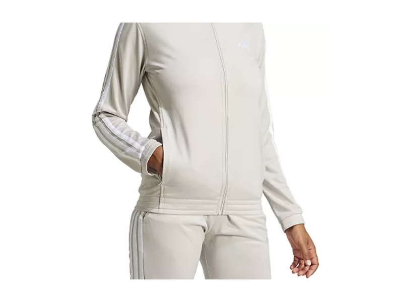 Chaqueta Adidas Multi Sport Beige Mujer/ Talla Medium - Imagen 3