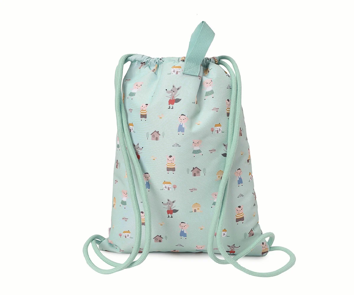 Mochila Saco Impermeable The Three Little Pigs - Imagen 3
