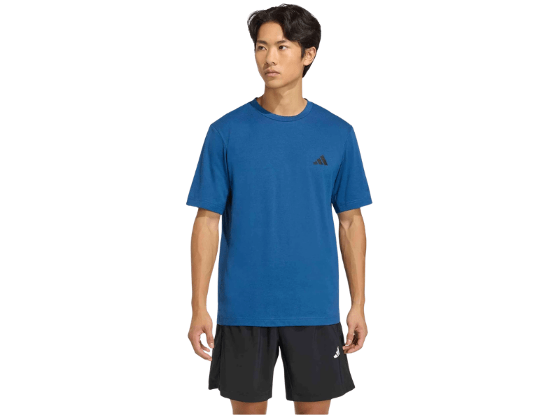 Camiseta Deportiva Adidas Blue Hombre Talla/Small - Imagen 4