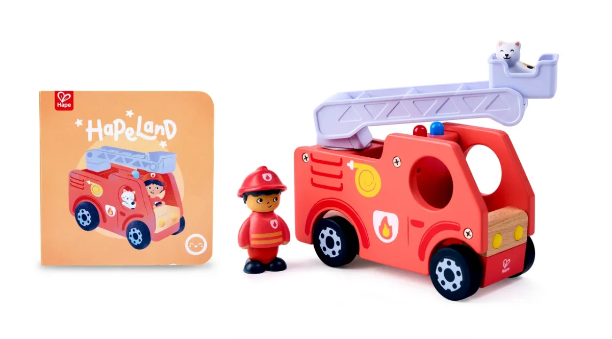 Camión de Bomberos con Sonido y Libro - Imagen 3
