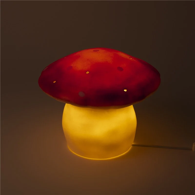 Lámpara Quitamiedos Seta Mediana Rojo Teja - Imagen 2