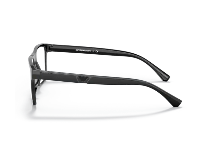 Emporio Armani EA4115 Matte Black Clear con extra Clips - Imagen 4