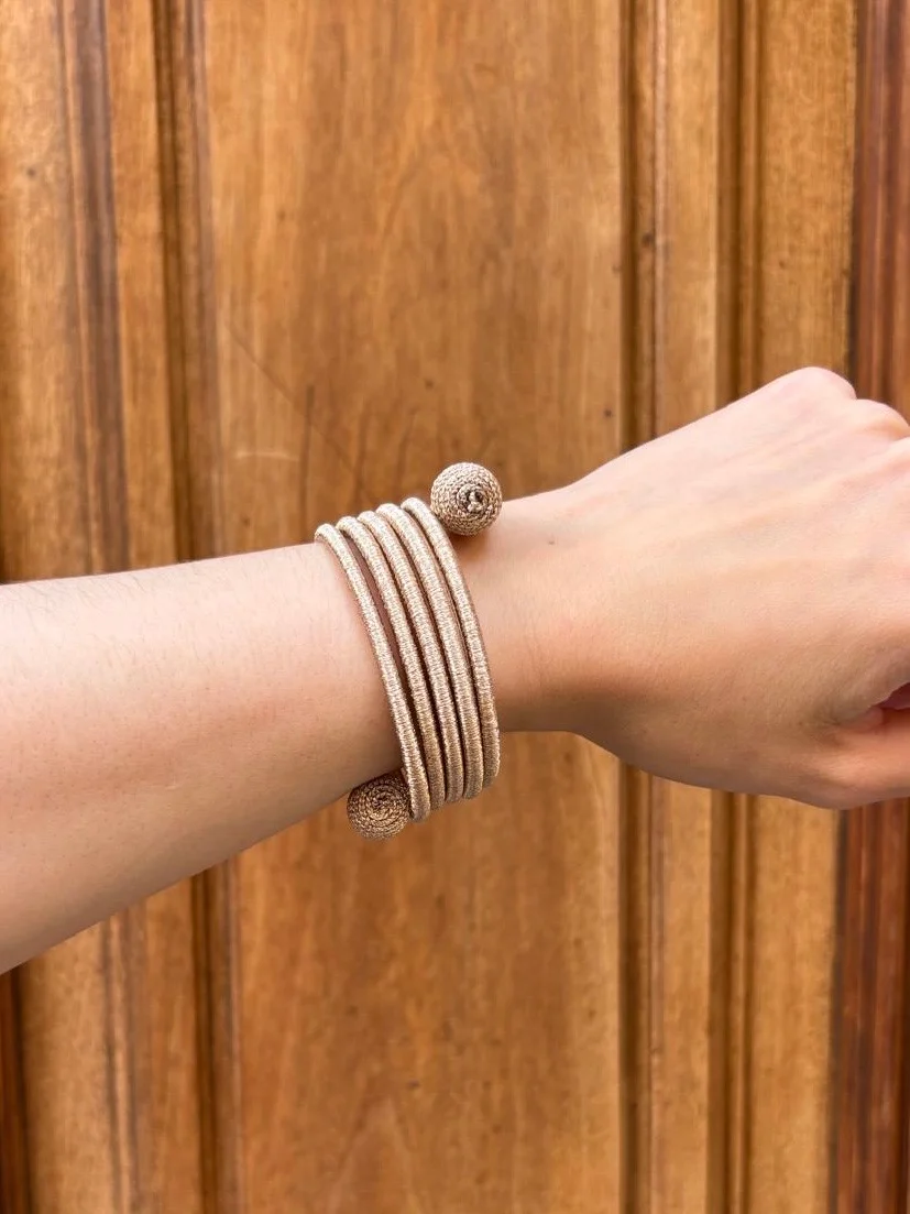 Brazalete Khadija Espiral Metalizados - Imagen 8