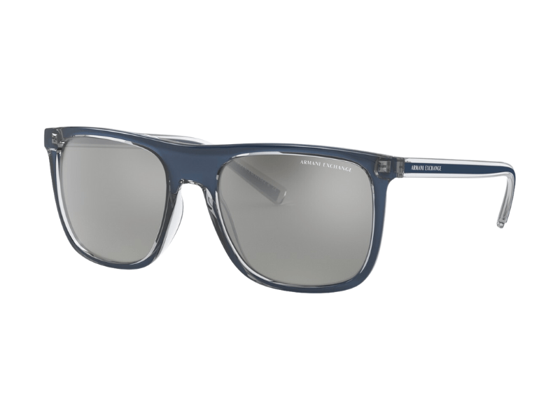 Armani Exchange AX4102SF Shiny Blue Mirror Silver - Imagen 4