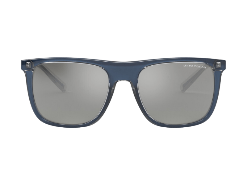 Armani Exchange AX4102SF Shiny Blue Mirror Silver - Imagen 5