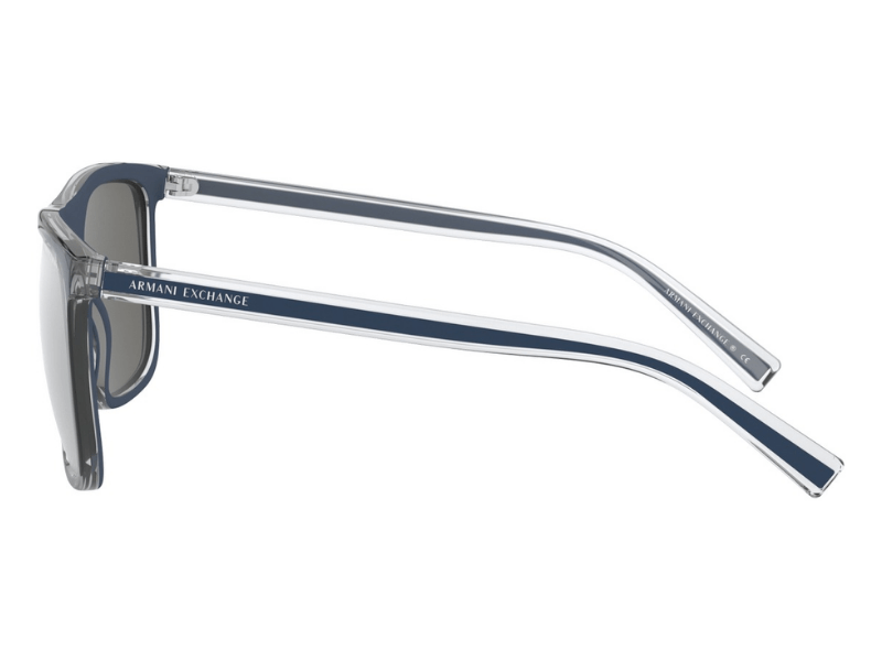 Armani Exchange AX4102SF Shiny Blue Mirror Silver - Imagen 6