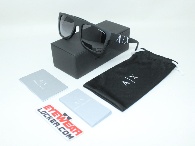 Armani Exchange AX4113S Matte Black Gris Degradada - Imagen 9