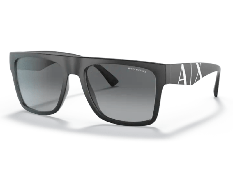 Armani Exchange AX4113S Matte Black Gris Degradada - Imagen 4