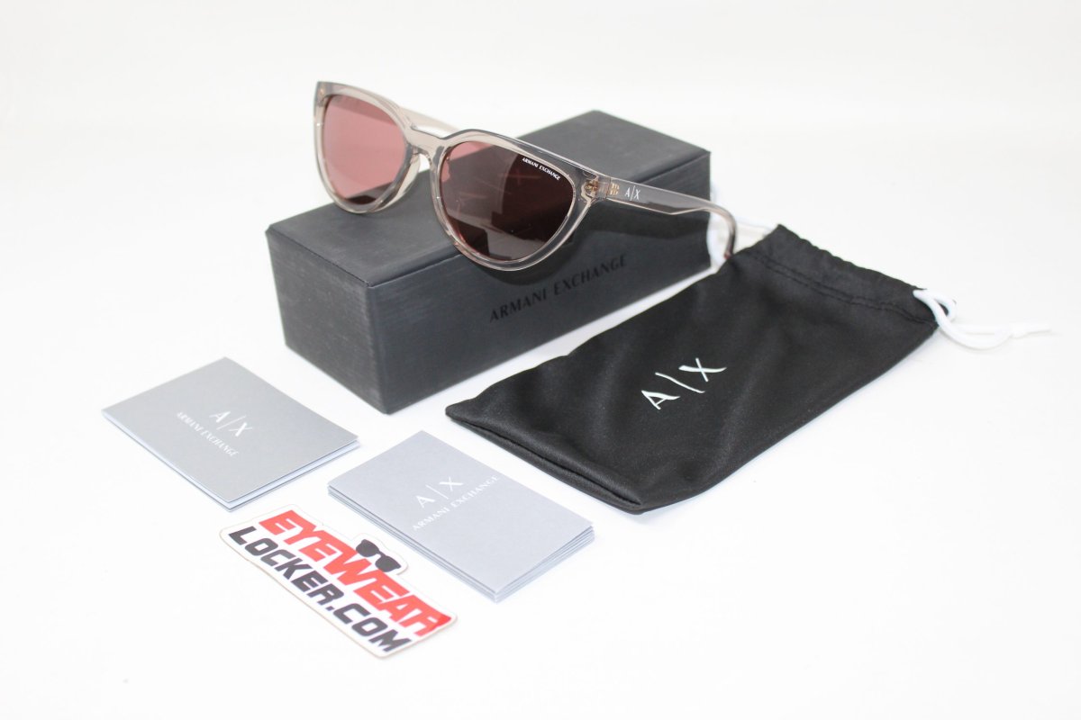 Armani Exchange AX4130SU Tundra Shiny Transparent Dark Violet - Imagen 6