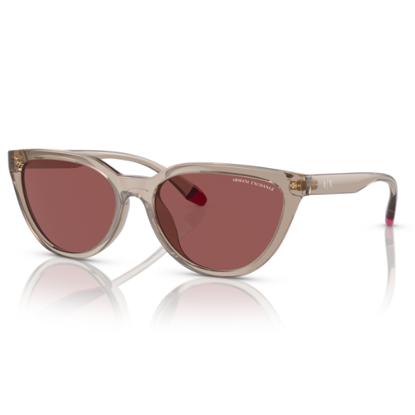 Armani Exchange AX4130SU Tundra Shiny Transparent Dark Violet - Imagen 2