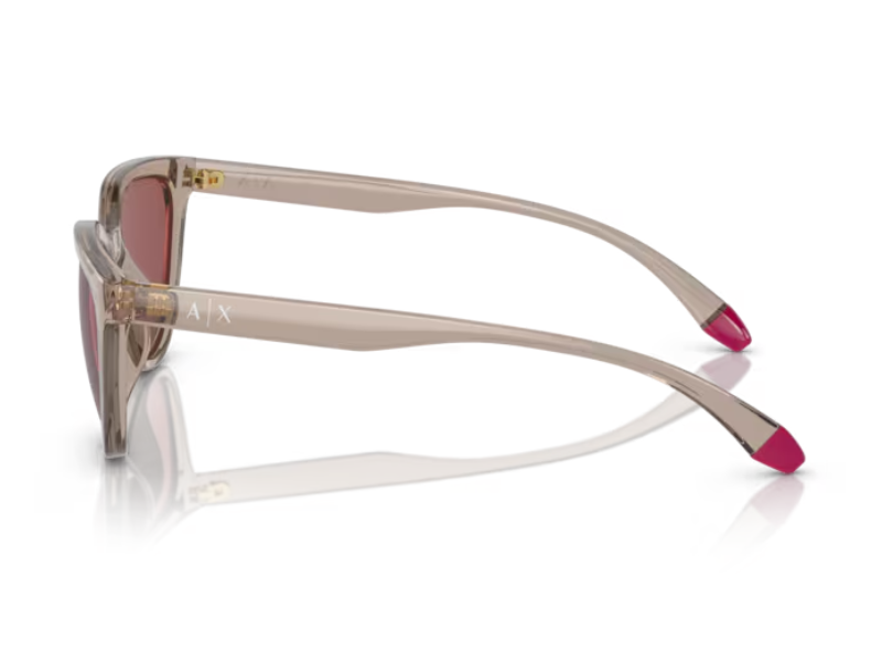 Armani Exchange AX4130SU Tundra Shiny Transparent Dark Violet - Imagen 3