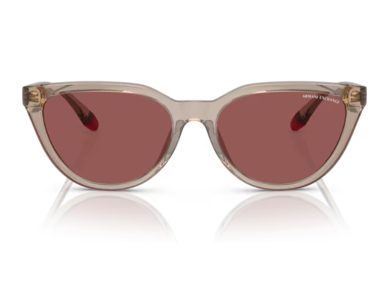 Armani Exchange AX4130SU Tundra Shiny Transparent Dark Violet - Imagen 4