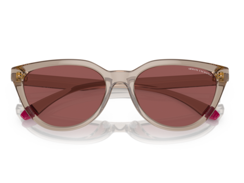Armani Exchange AX4130SU Tundra Shiny Transparent Dark Violet - Imagen 5