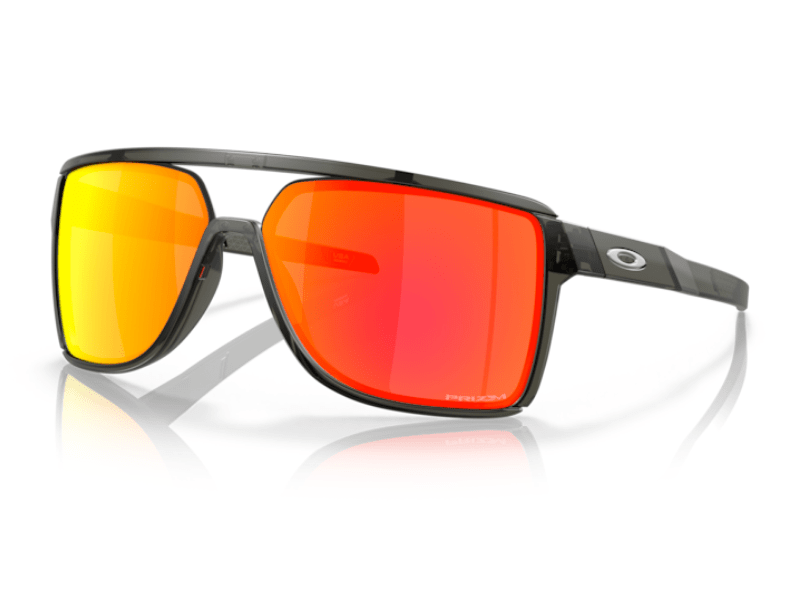 Oakley Castel Matte Grey Smoke Prizm Ruby - Imagen 4
