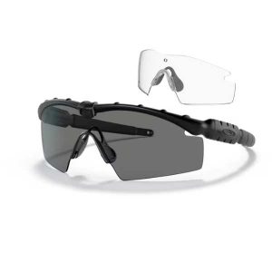 Oakley M Frame 3.0 SI Balistico Black Strike Clear con lente extra