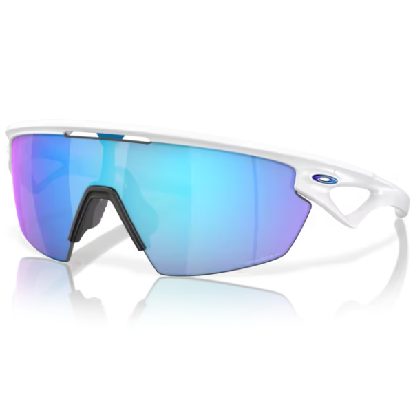 Oakley Sphaera Matte White Prizm Sapphira Polarizadas - Imagen 2