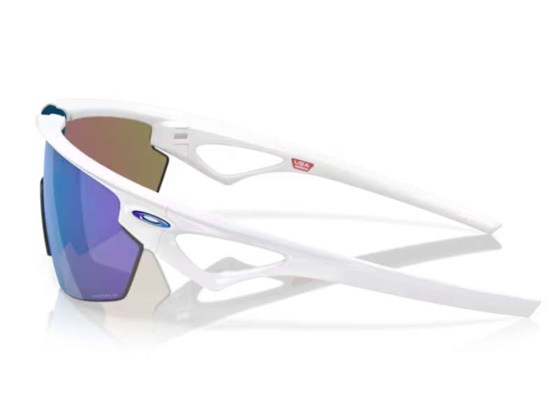 Oakley Sphaera Matte White Prizm Sapphira Polarizadas - Imagen 3