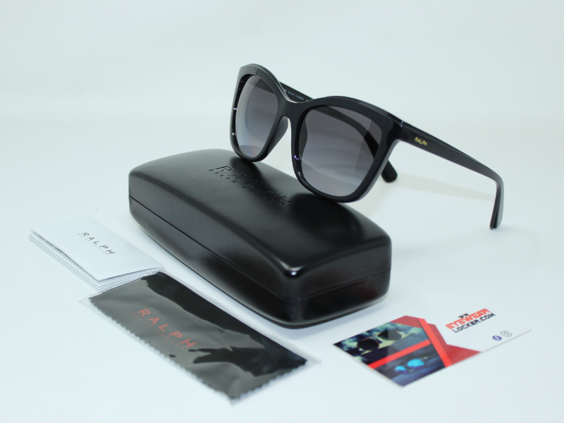 Ralph Lauren RA5252 Polished Black Gris Degradada Polarizadas - Imagen 7