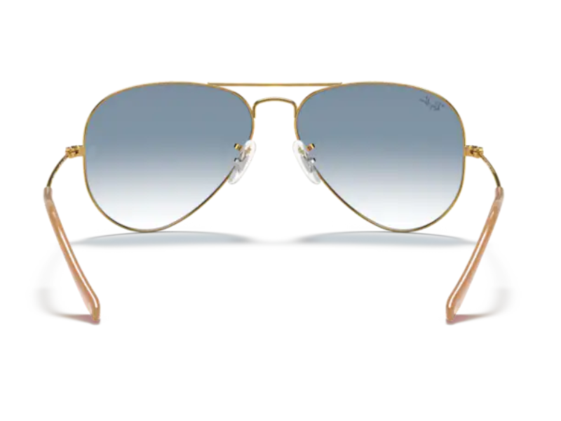 Ray Ban Aviador RB3025 Azul Claro Degradada - Imagen 6